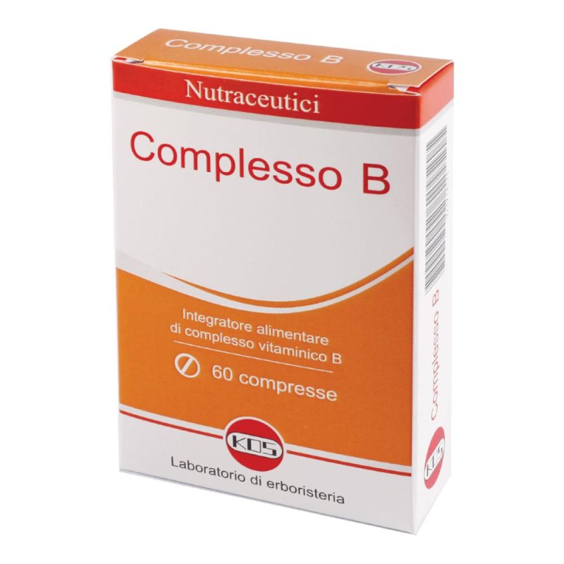 Kos Complesso Vitamine del Gruppo B Integratore Alimentare 60 Compresse Kos Complesso Vitamine del Gruppo B Integratore Alimentare 60 Compresse