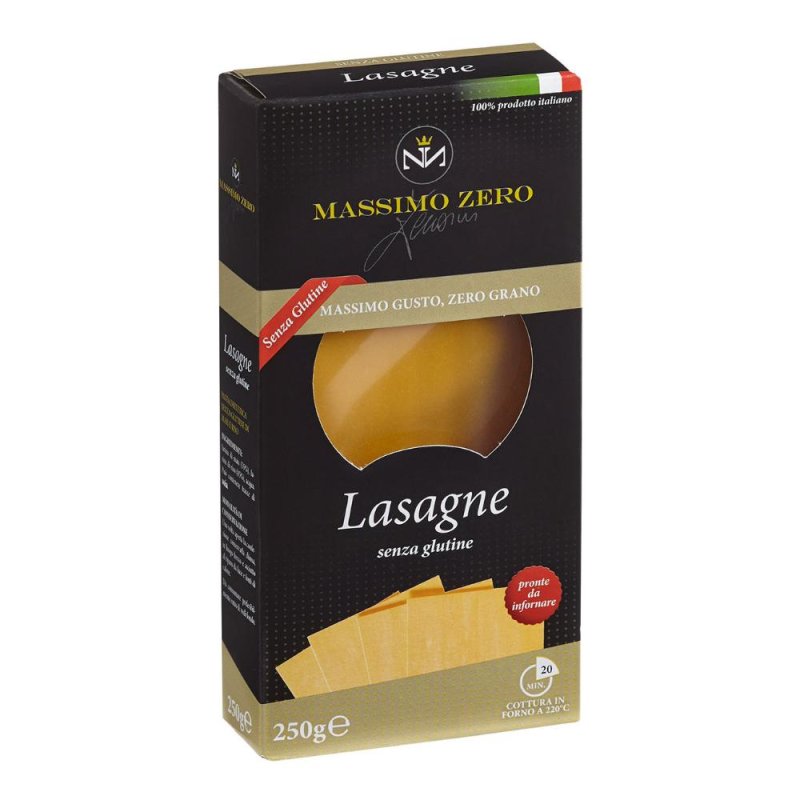Massimo Zero Lasagne Senza Glutine - 250 g Massimo Zero Lasagne Senza Glutine - 250 g