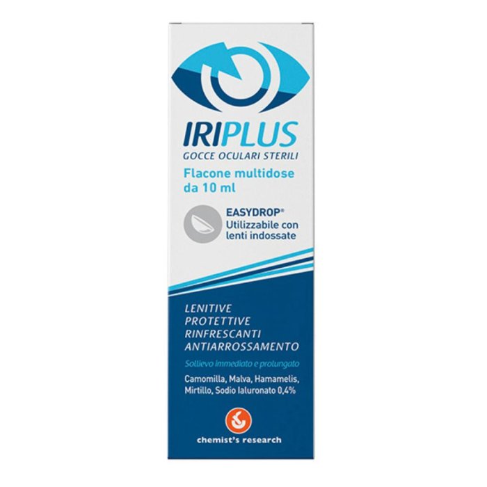 Chemist's Research Iriplus Gocce Oculati Sterili 10 ml Chemist's Research Iriplus Gocce Oculati Sterili 10 ml