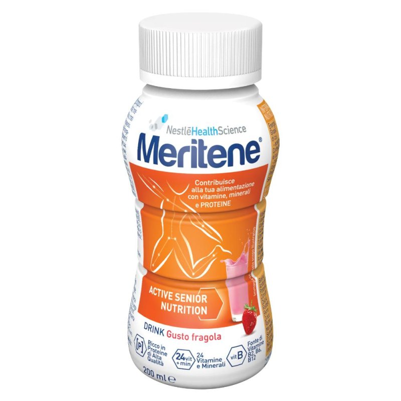 Nestlé Meritene Drink Integratore Alimentazione Speciale  200 ml Fragola