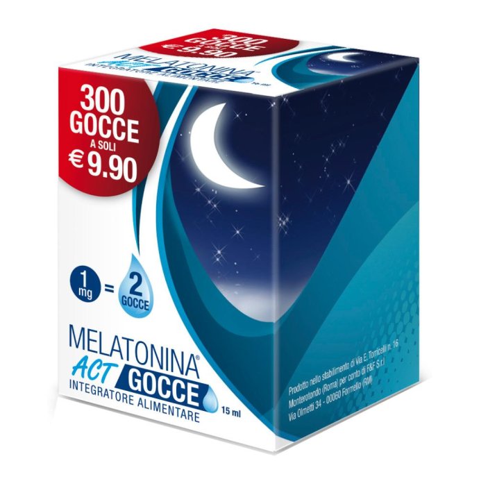 Melatonina Act Gocce Integratore Alimentare 15ml