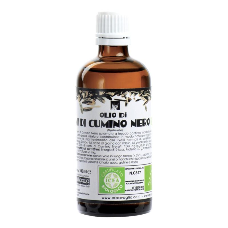 Olio di Semi di Cumino Nero Bio Puro e Naturale Spremuto a Freddo per Benessere e Difese Immunitarie Olio di Semi di Cumino Nero Bio Puro e Naturale Spremuto a Freddo per Benessere e Difese Immunitarie
