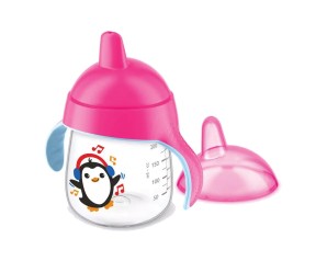 Avent Tazza con Manici e Beccuccio Rosa 260 ml