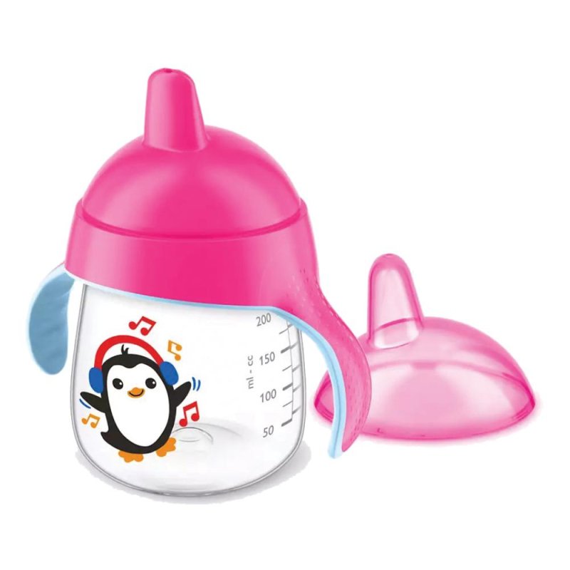 Avent Tazza con Manici e Beccuccio Rosa 260 ml Avent Tazza con Manici e Beccuccio Rosa 260 ml