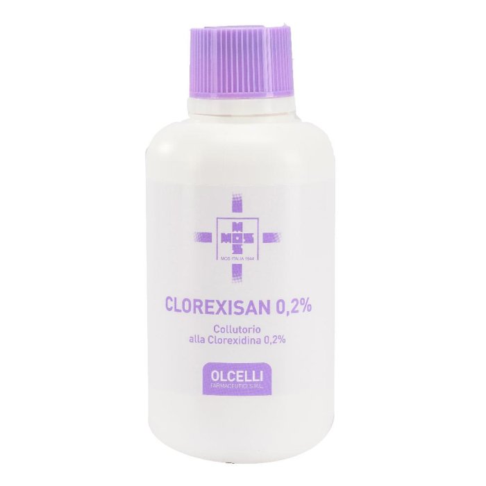 Clorexisan Collutorio Clorexidina 0,2% 150 ml Antisettico Orale per Igiene Orale e Protezione di Denti e Gengive Clorexisan Collutorio Clorexidina 0,2% 150 ml Antisettico Orale per Igiene Orale e Protezione di Denti e Gengive