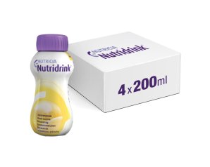 Nutricia Nutridrink Supplemento Nutrizionale Orale Ipercalorico Normoproteico Gusto Banana 4x200 ml