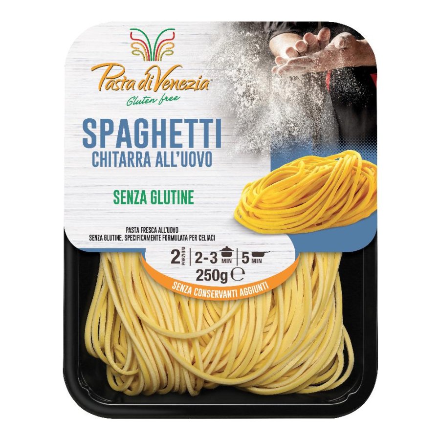 Pasta Venezia spaghetti alla chitarra 250 g - pasta fresca all'uovo formato chitarra Pasta Venezia spaghetti alla chitarra 250 g - pasta fresca all'uovo formato chitarra