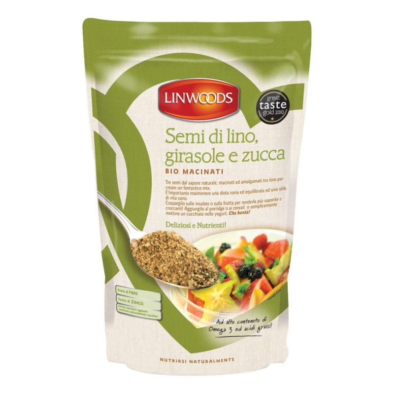 Linwoods Semi di Lino di Girasole e di Zucca BIO Macinati 200g Linwoods Semi di Lino di Girasole e di Zucca BIO Macinati 200g