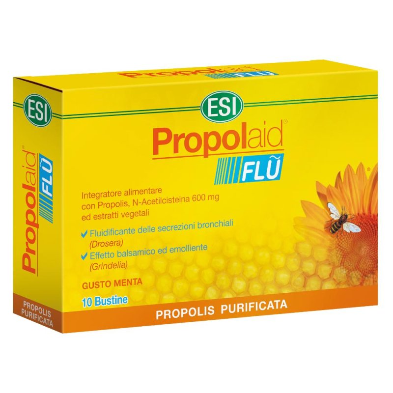 Esi Protezione Inverno PropolAid Flu Integratore Alimentare 10 Buste Esi Protezione Inverno PropolAid Flu Integratore Alimentare 10 Buste