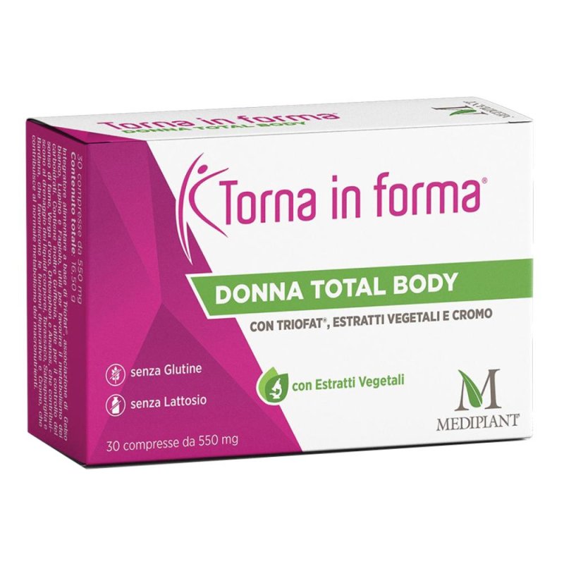 Torna in Forma D Total Body Integratore Alimentare 30 Compresse per il Benessere del Body e della Forma Fisica Torna in Forma D Total Body Integratore Alimentare 30 Compresse per il Benessere del Body e della Forma Fisica