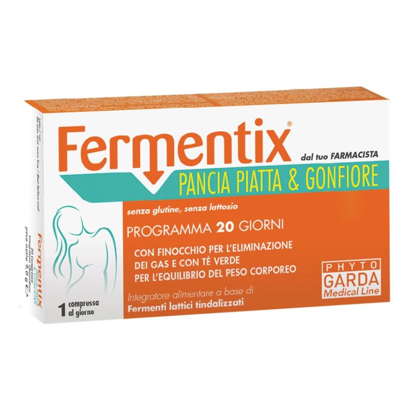 Phytogarda Rimedi Naturali Fermentix Pancia Piatta Intensive 20 Compresse