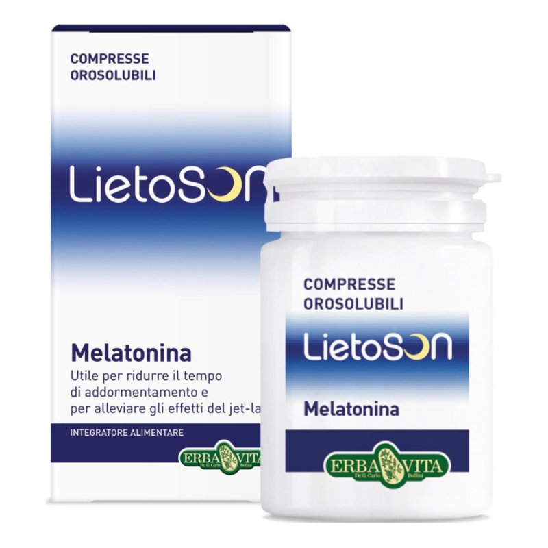 Lietoson Melatonina 40 Compresse Orosolubili Lietoson Melatonina 40 Compresse Orosolubili