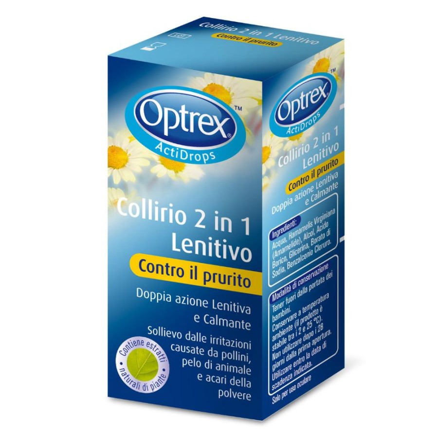 Optrex Actidrops 2 in 1 Lenitivo Prurito Collirio 10 ml