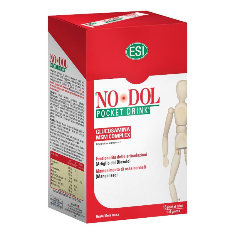 No Dol Articolazioni Sane Glucosammina Condroitina 16 Pocket Drink
