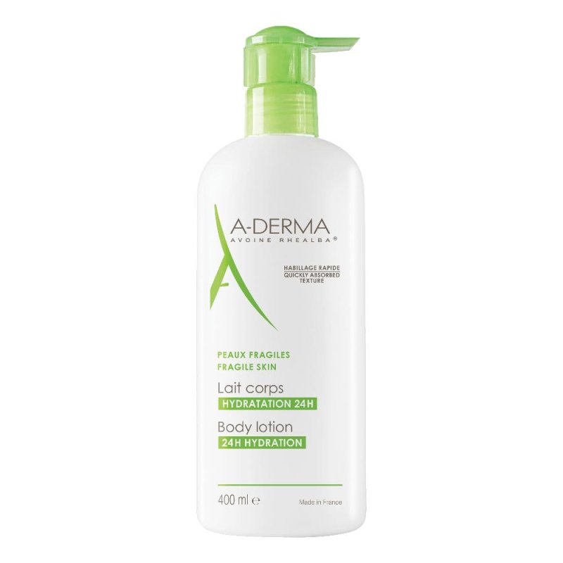 A-DERMA Les Indispensables Latte Corpo Idratante All'Avena Di Rhealba 400 ml