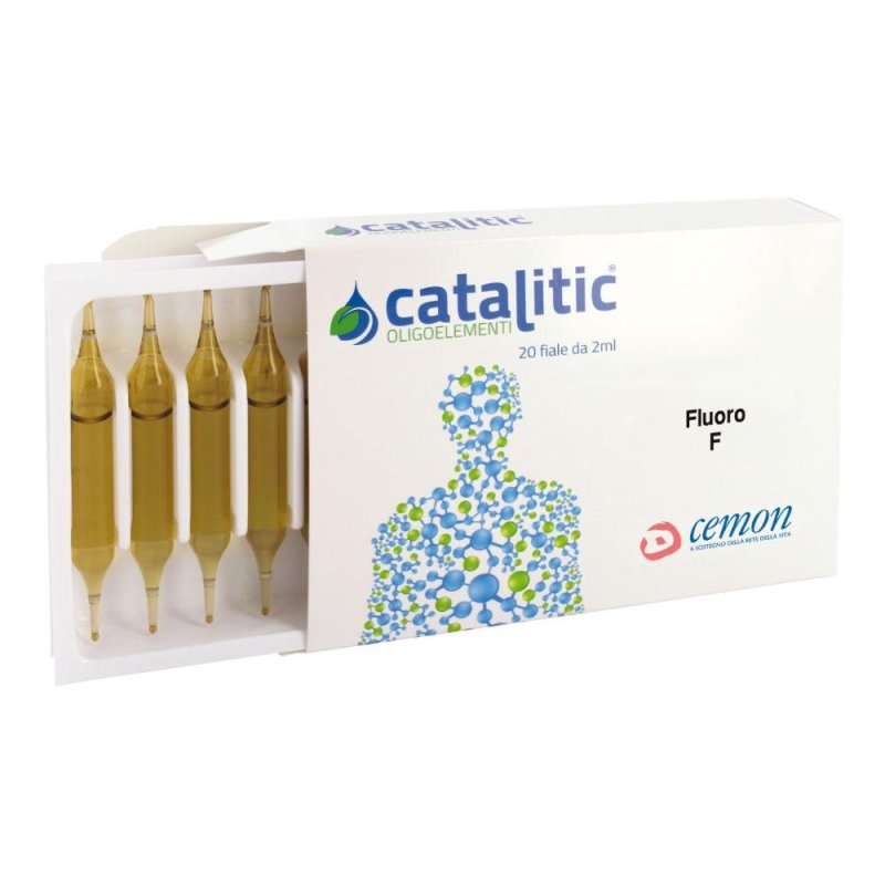 Trattamento Dentale al Fluoro Catalitic 20 Fiale da 2 ml per Protezione Smalto e Prevenzione Carie Trattamento Dentale al Fluoro Catalitic 20 Fiale da 2 ml per Protezione Smalto e Prevenzione Carie