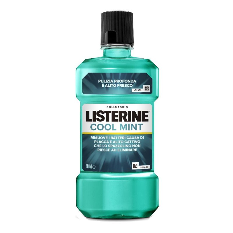 Listerine Cool Mint Collutorio alla Menta 500ml Listerine Cool Mint Collutorio alla Menta 500ml