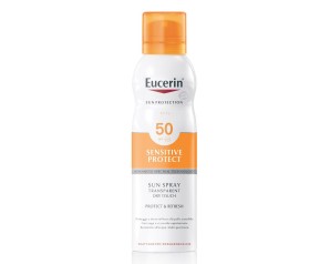 Eucerin Sun SPF50 Spray Corpo Effetto Asciutto Pelle Sensibile 200 ml