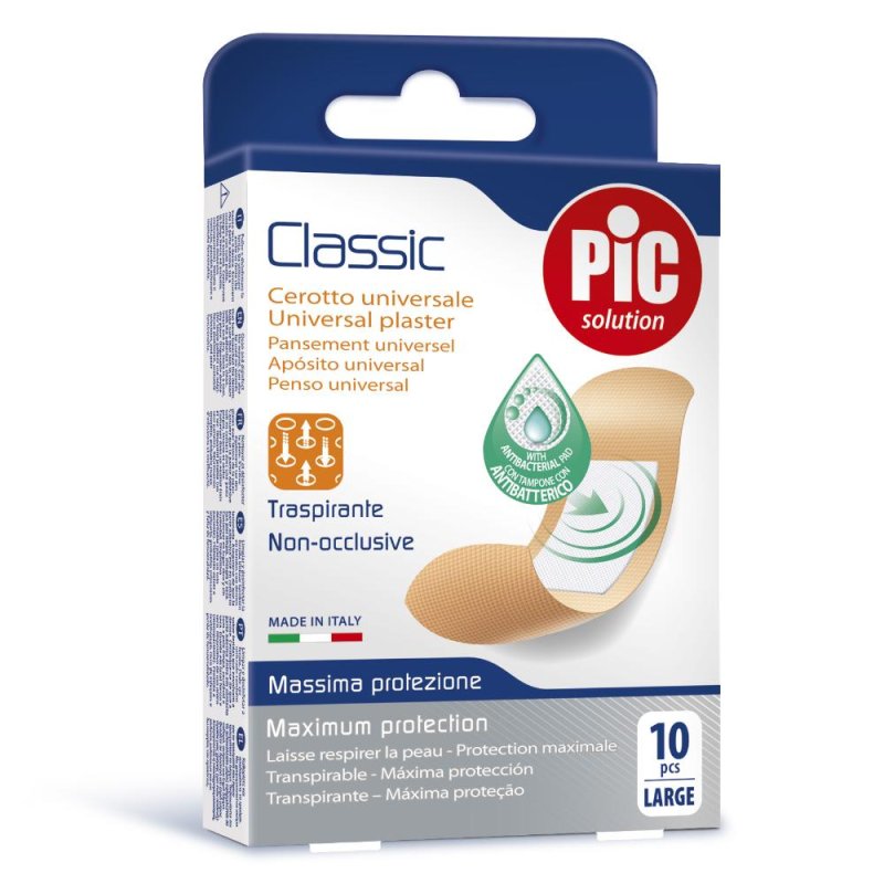 Pikdare Cerotto Pic Classic 25x72 Mm 10 Antibatterico 10 Pezzi Pikdare Cerotto Pic Classic 25x72 Mm 10 Antibatterico 10 Pezzi