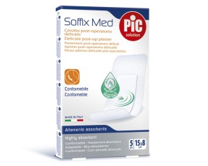 Artsana Pic Cerotto Antibatterico Soffix Med 15x8 cm 5 Pezzi