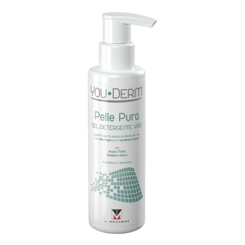 YouDerm Gel Detergente Viso Pelle Impura 200 ml YouDerm Gel Detergente Viso Pelle Impura 200 ml