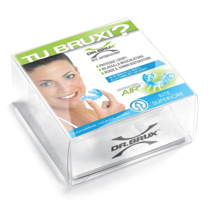 Dr. Brux Bite Dentale Arcata Superiore Notte Modellante Colore Trasparente Dr. Brux Bite Dentale Arcata Superiore Notte Modellante Colore Trasparente