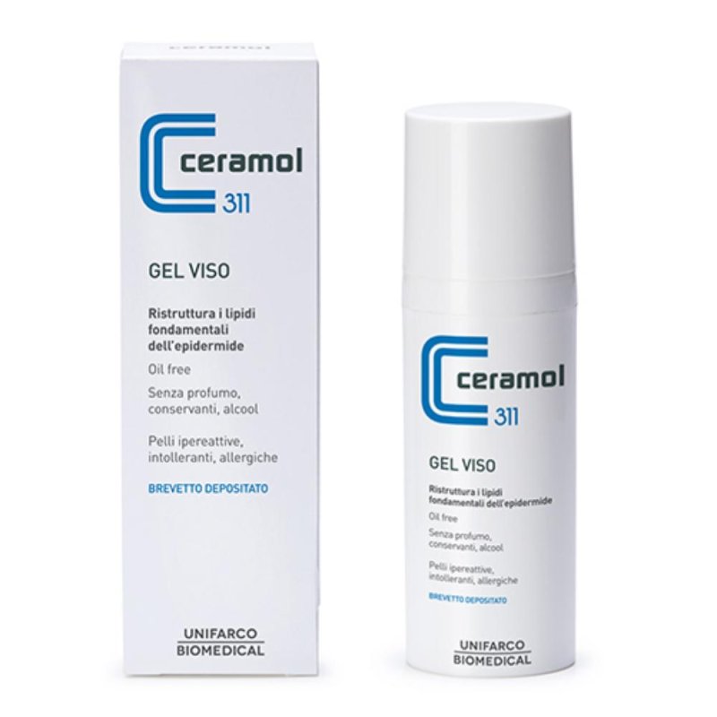 Unifarco Ceramol 311 Gel Viso Pelle Mista o Grassa 50 ml