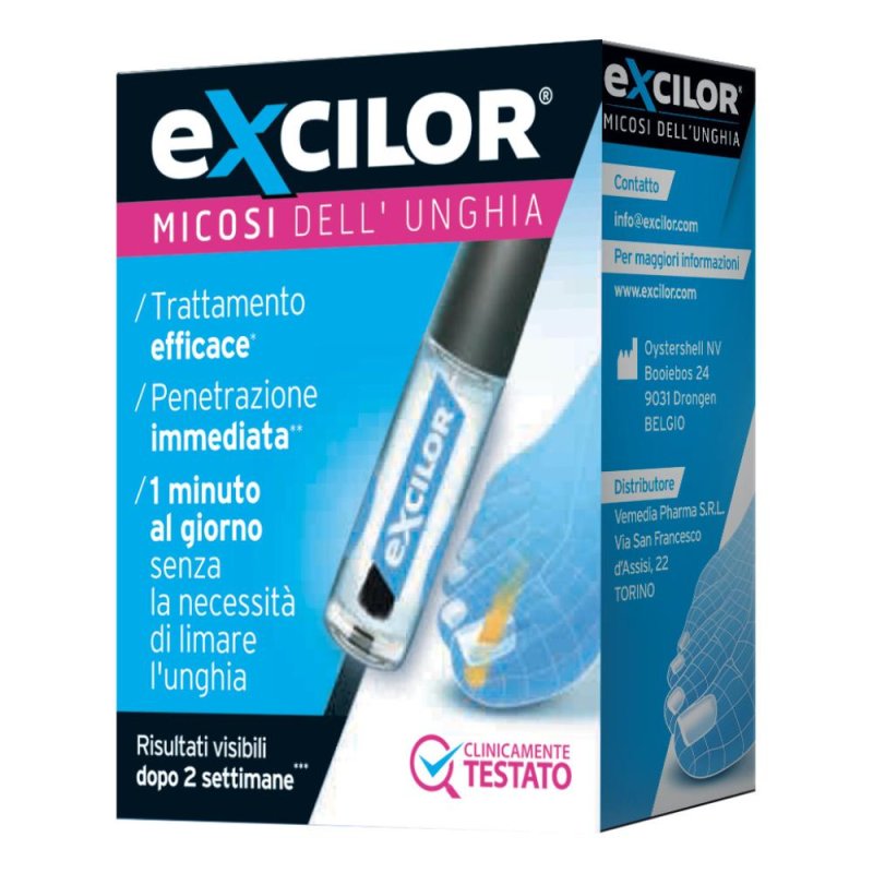 Vemedia Cura e Salute delle Unghie Excilor Soluzione Anti-micotica 3,3 ml Vemedia Cura e Salute delle Unghie Excilor Soluzione Anti-micotica 3,3 ml