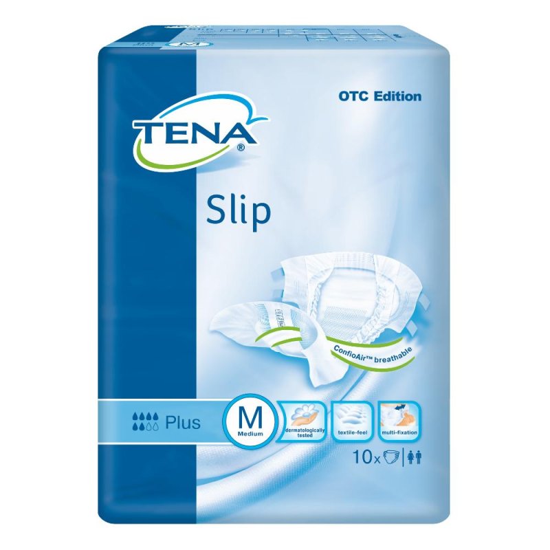 Tena Slip Plus Pannoloni Taglia M 10 Pezzi Tena Slip Plus Pannoloni Taglia M 10 Pezzi