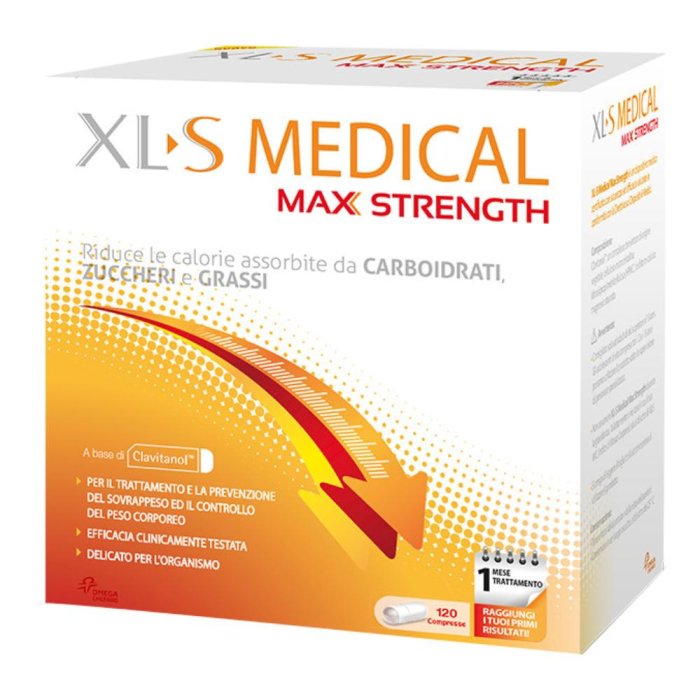 XLS Medical Controllo del Peso Max Strenght Integratore 120 Compresse XLS Medical Controllo del Peso Max Strenght Integratore 120 Compresse