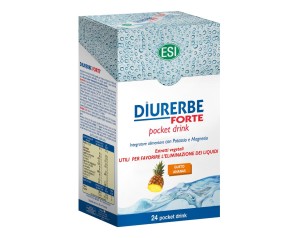 Esi  Drenante Depurativa Diurerbe Forte Integratore 24 Pochet Drink Ananas