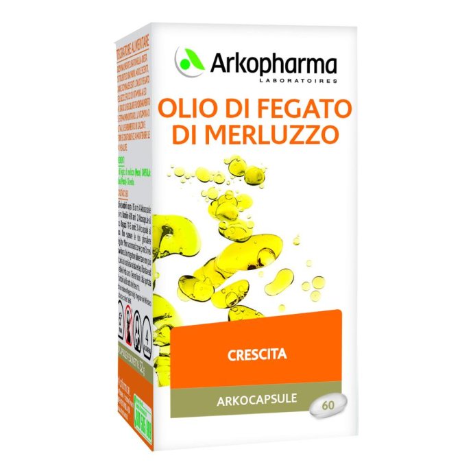 Arkocps Olio Fegato Merluzzo 60 Perle Arkocps Olio Fegato Merluzzo 60 Perle