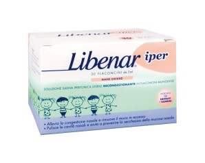Libenar  Pulizia e Salute del Naso Soluzione Ipertonica 30 Flaconcini 5 ml