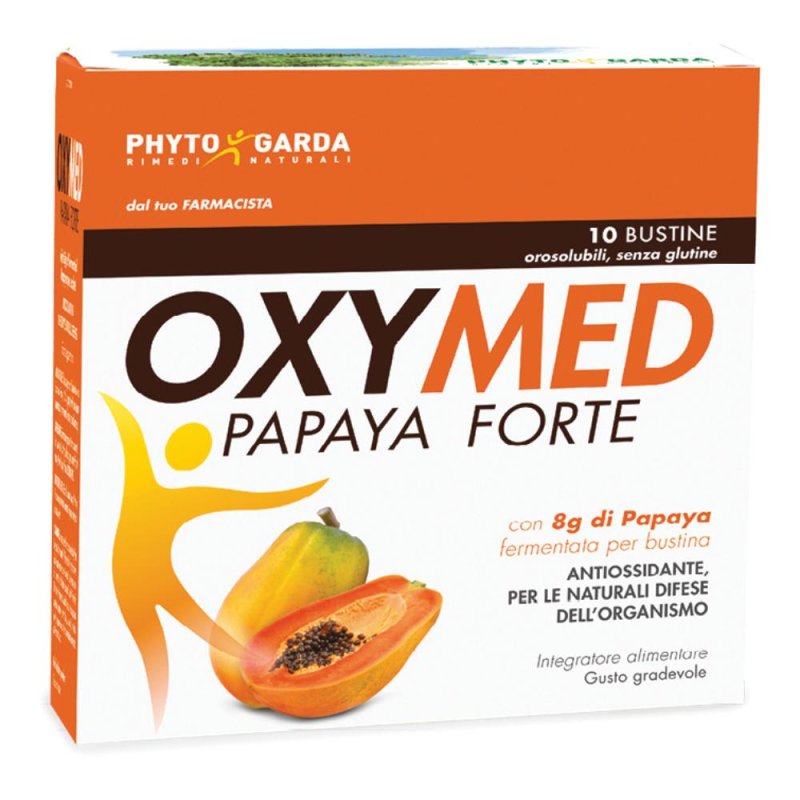 Phyto Garda Oxymed Papaya Forte 10 Bustine Da 8 G