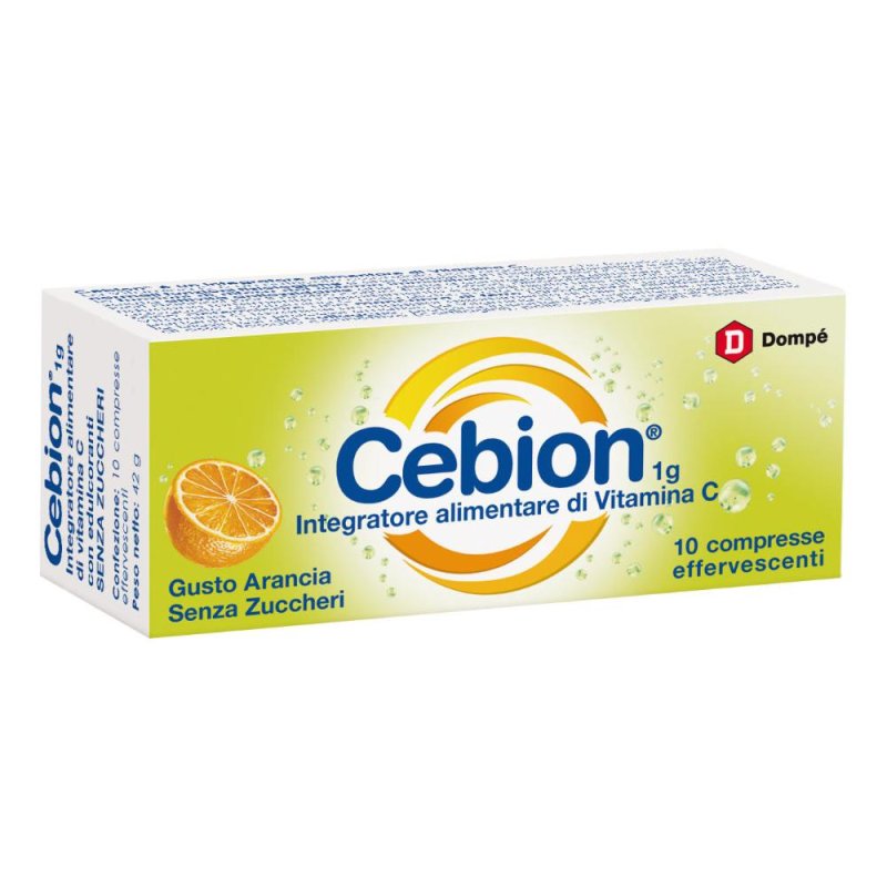 Cebion Difese Immunitarie Vitamina C 10 Compresse Efferv Senza Zucchero Cebion Difese Immunitarie Vitamina C 10 Compresse Efferv Senza Zucchero