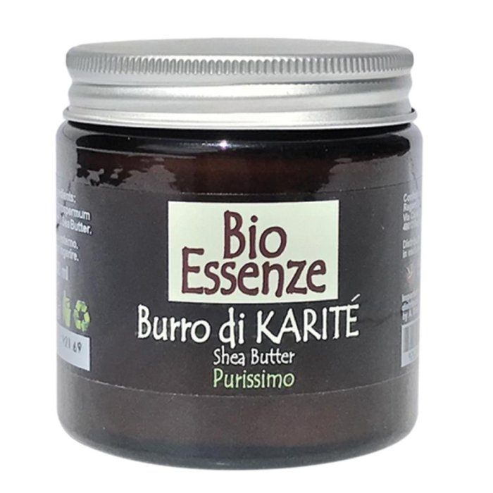 Bio Essenze burro di karite 100 ml - burro di karite puro per viso corpo e capelli Bio Essenze burro di karite 100 ml - burro di karite puro per viso corpo e capelli