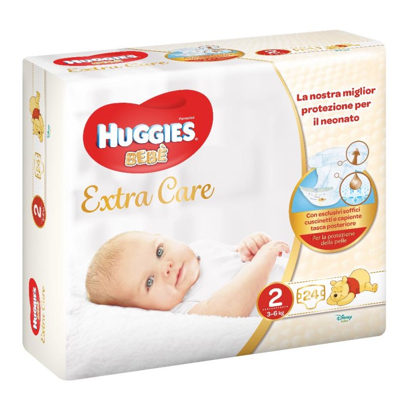 HUGG.Bebe'Base 2(3-6Kg)24pz HUGG.Bebe'Base 2(3-6Kg)24pz