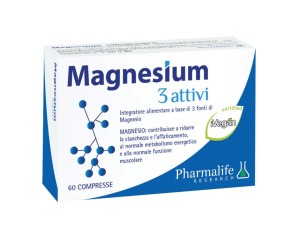 Pharmalife Research Magnesium - 3 Attivi Integratore Alimentare 60 Compresse