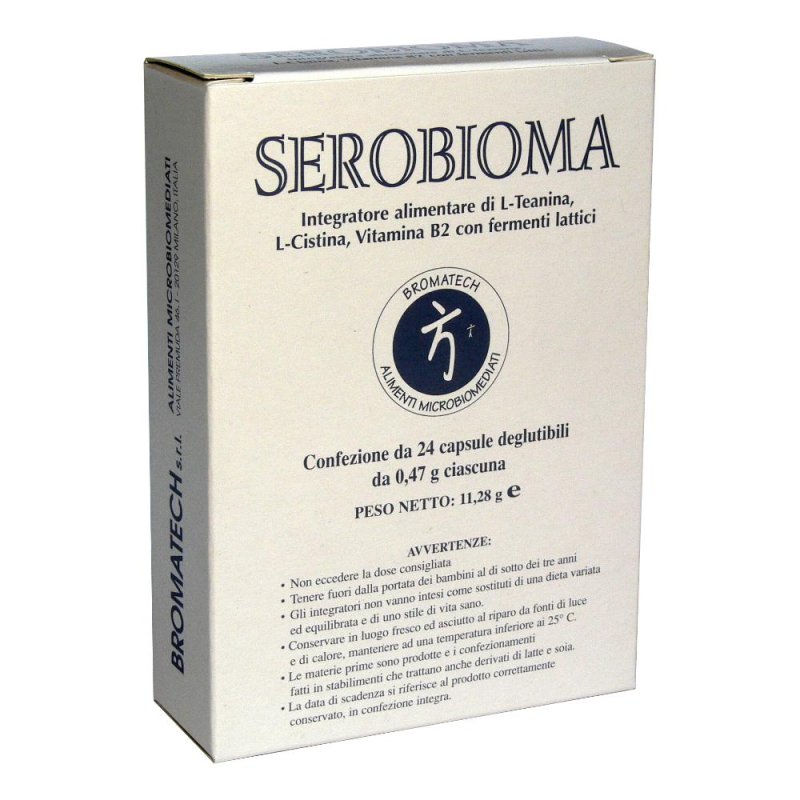 Bromatech Serobioma Integratore Alimentare 24 Capsule Bromatech Serobioma Integratore Alimentare 24 Capsule