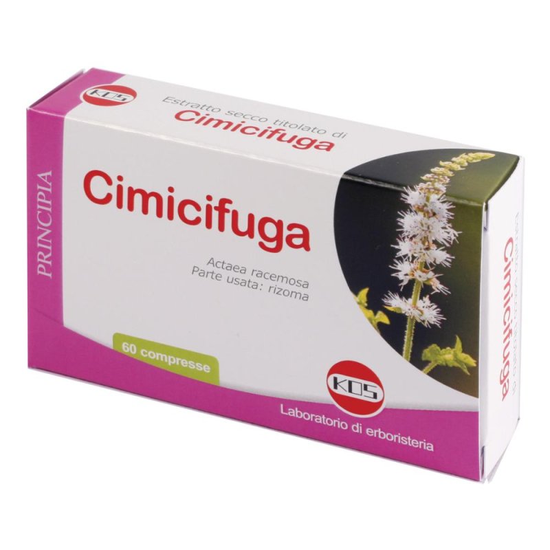 Kos Cimicifuga Estratto Secco Disturbi del Ciclo e della Menopausa 60 Compresse