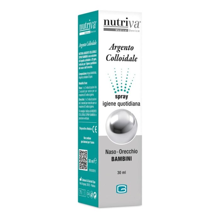 Cabassi & Giuriati Nutriva Argento Colloidale Naso/orecchie 30 Ml Cabassi & Giuriati Nutriva Argento Colloidale Naso/orecchie 30 Ml