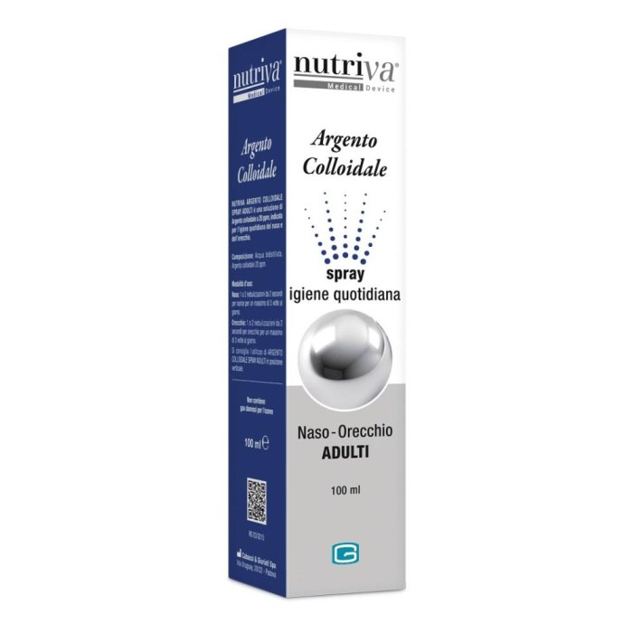 Cabassi & Giuriati Nutriva Argento Colloidale Naso/orecchie 100 Ml Cabassi & Giuriati Nutriva Argento Colloidale Naso/orecchie 100 Ml
