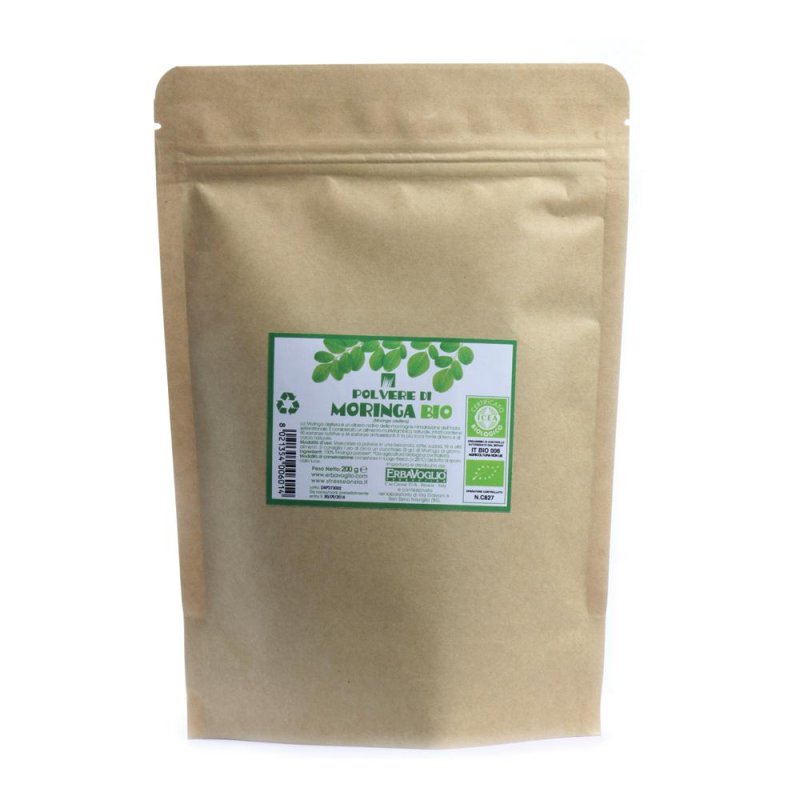 Polvere di Moringa Bio - Un Superfood Naturale per il Benessere  200 grammi