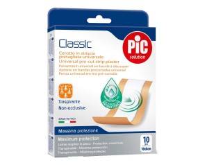 Pic Classic Cerotto Traspirante In Striscia 10X8 cm 10 Pezzi