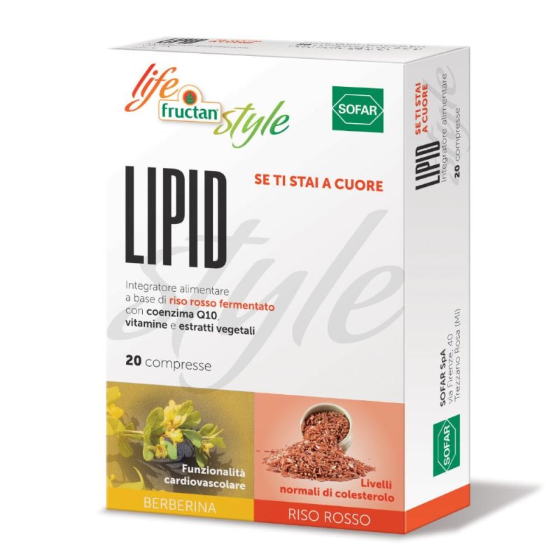 Sofar Lipid Life Style Fructan Integratore Alimentare 20 Compresse Sofar Lipid Life Style Fructan Integratore Alimentare 20 Compresse