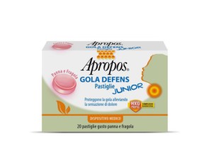 Apropos Gola Defens Panna Fragola 20 Pastiglie