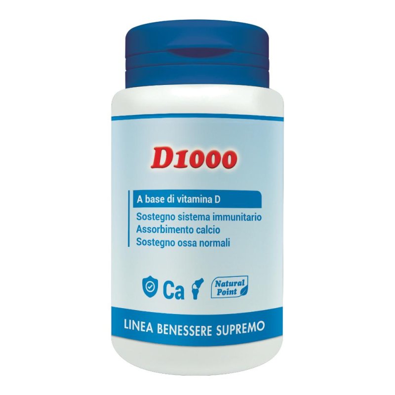 Natural Point D1000 Integratore Alimentare 70 Capsule Vegetali