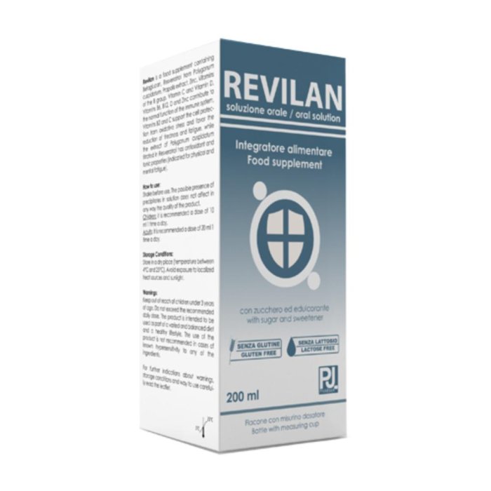 Revilan Lozione Detergente 200 ml Gruppo Ricette di Bellezza &ndash; Trattamento Delicato per Viso e Corpo
