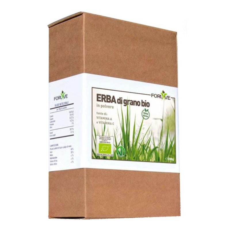 Erba di Grano Biologica 200 g in Polvere &ndash; Integratore Naturale Depurativo Ricco di Clorofilla e Nutrienti