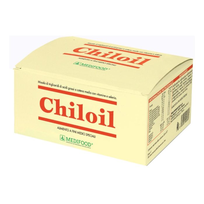 Chiloil 30 bustine monodose 10 ml integratore a base di oli vegetali Chiloil 30 bustine monodose 10 ml integratore a base di oli vegetali